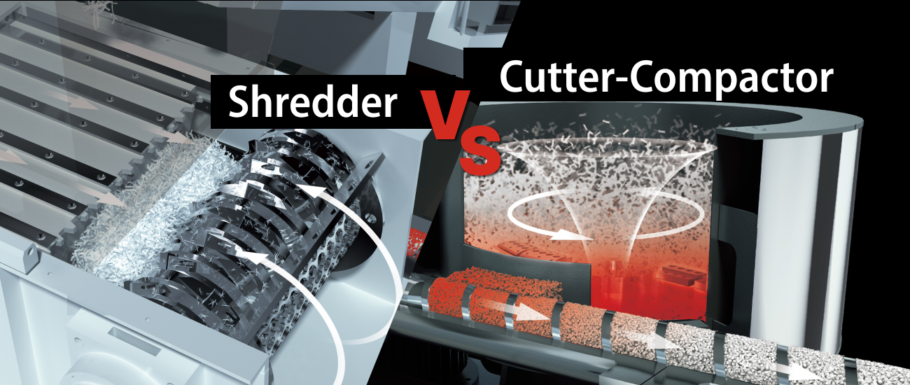 What are the Differences between a Cutter-compactor and a Shredder_